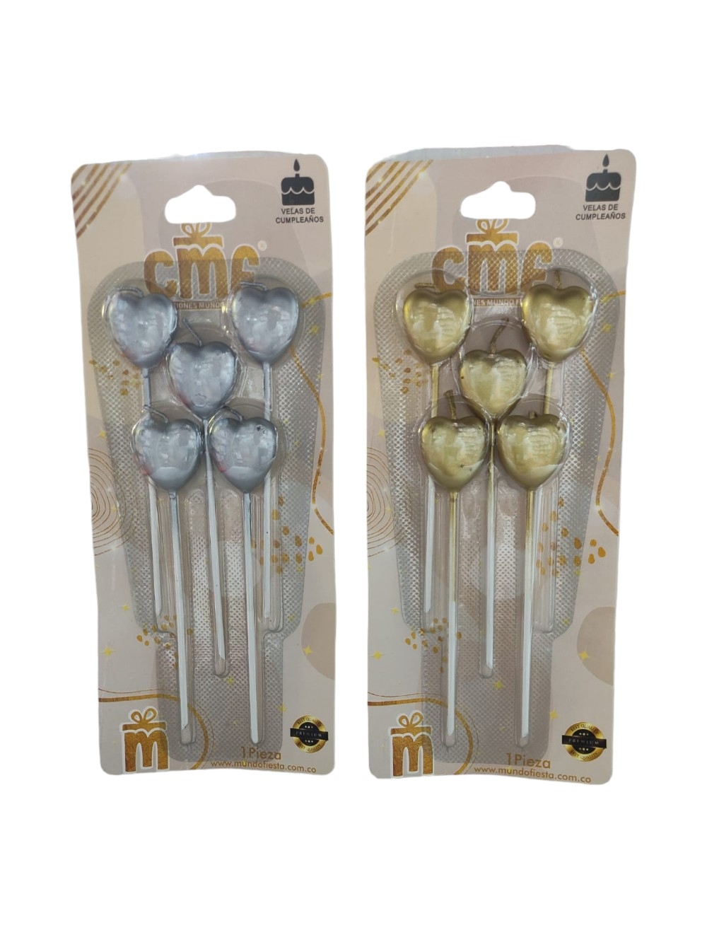 VELA ESTRELLAS, CORAZONES X5 UND