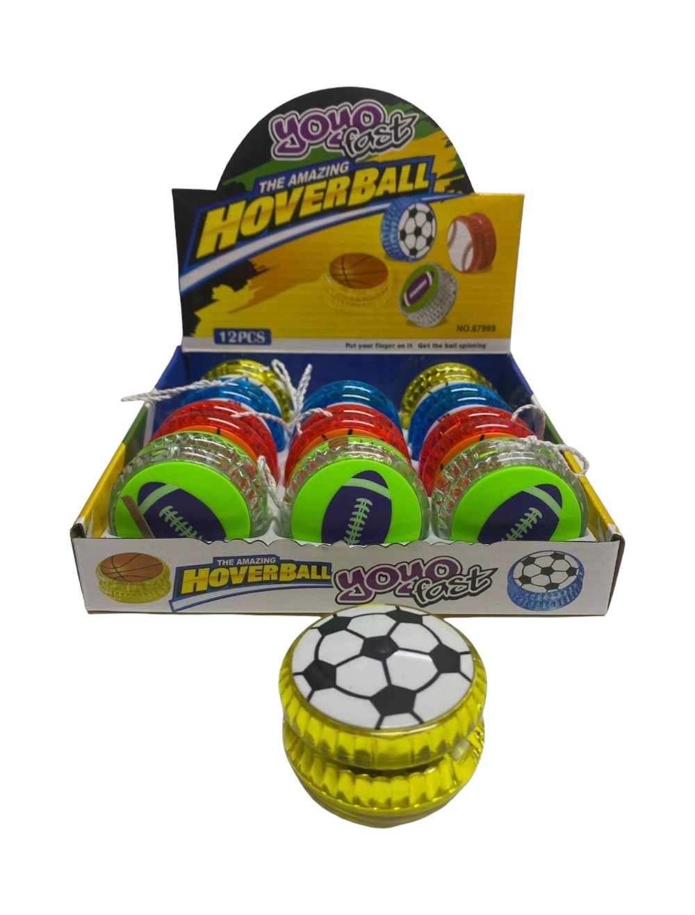YOYO CON LUZ CAMIONES Y BALONES