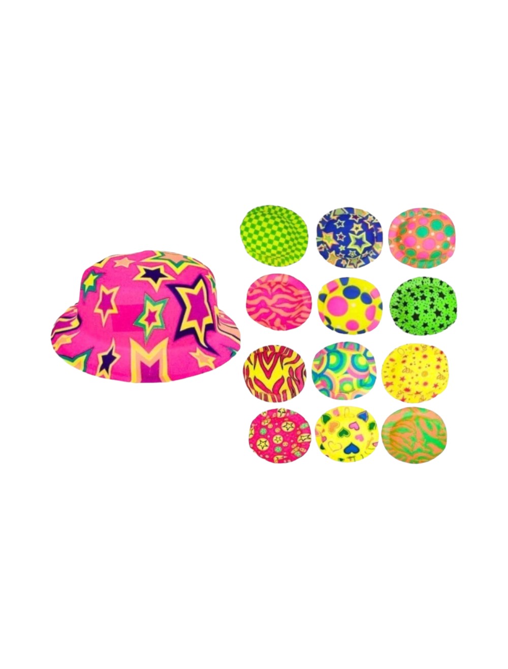 SOMBRERO DE NEON SURTIDO