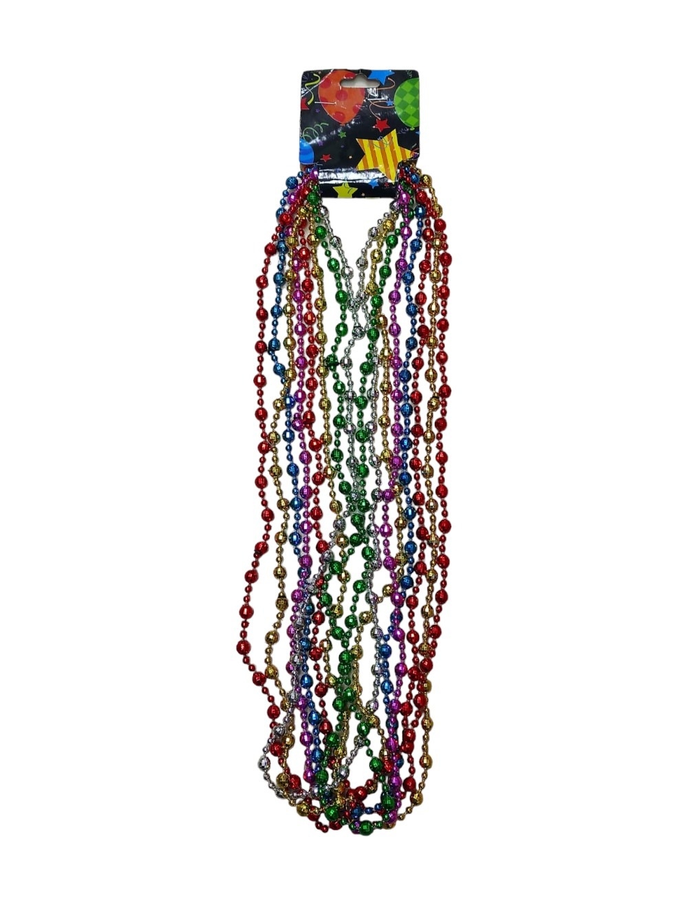 COLLAR HORA LOCA PERLAS METALIZADAS X1 UND UNIUMPA
