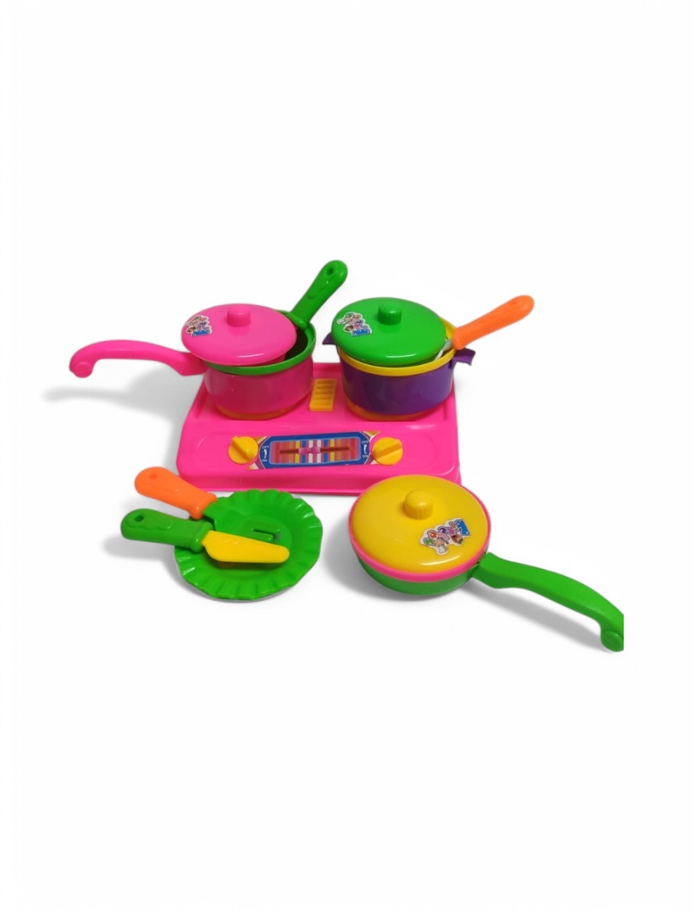 SET VAJILLA BOLSO COLOR NEON