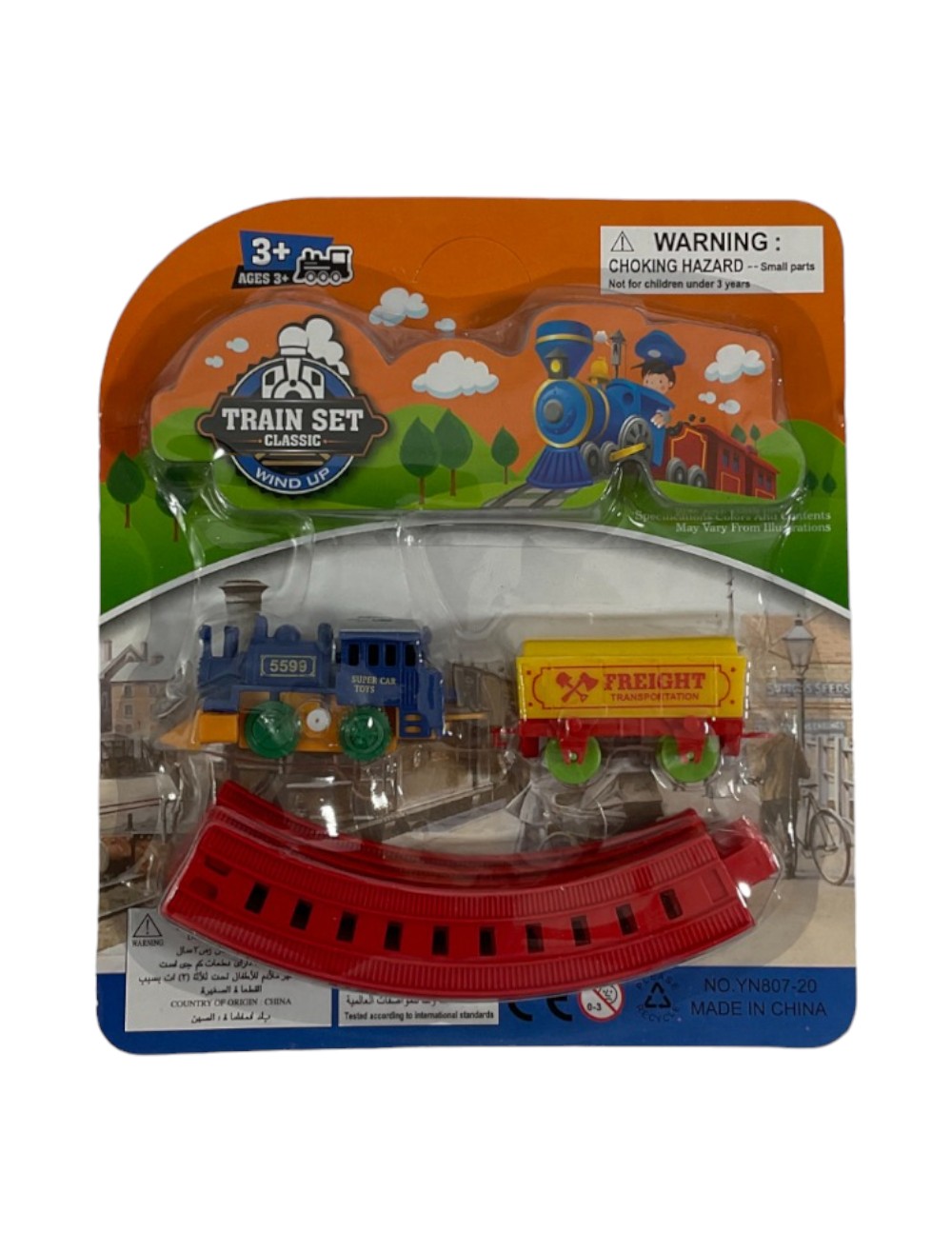 JUGUETE TREN PISTA ROJO