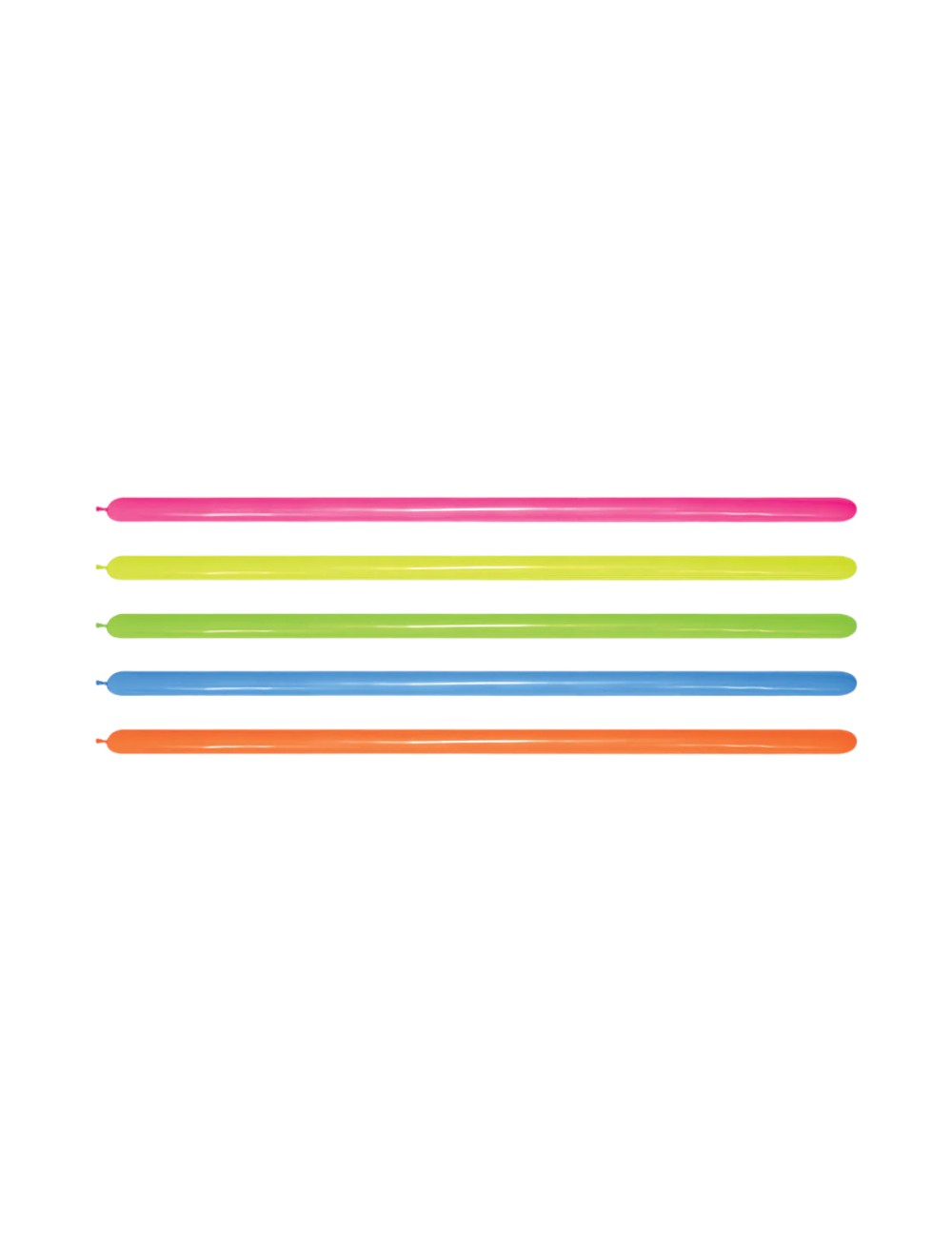 GLOBO LATEX TUBITO T260X50 SURTIDO NEON SEMPERTEX