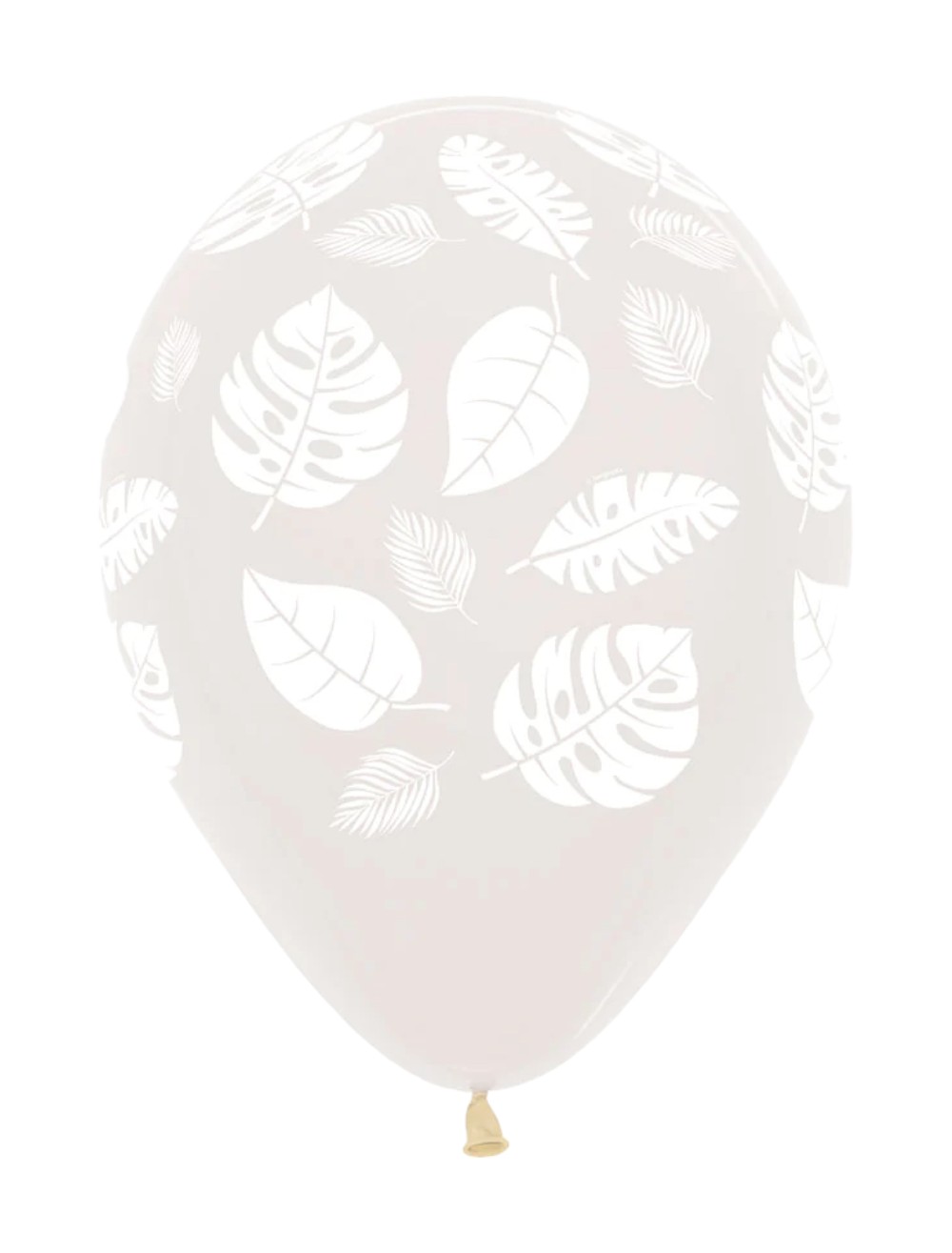 GLOBO LATEX R12X12 TRANSPARENTE HOJAS SEMPERTEX